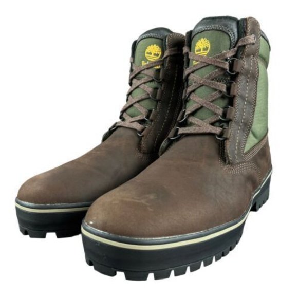 Timberland Spruce Mountain Warm Lined Dark Brown Nubuck Boots Men's Sizes 10-12M - Picture 6 of 9